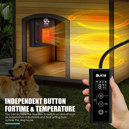 Buy Dog House Heater with Thermostat300W Safe Heater for Dog Houses