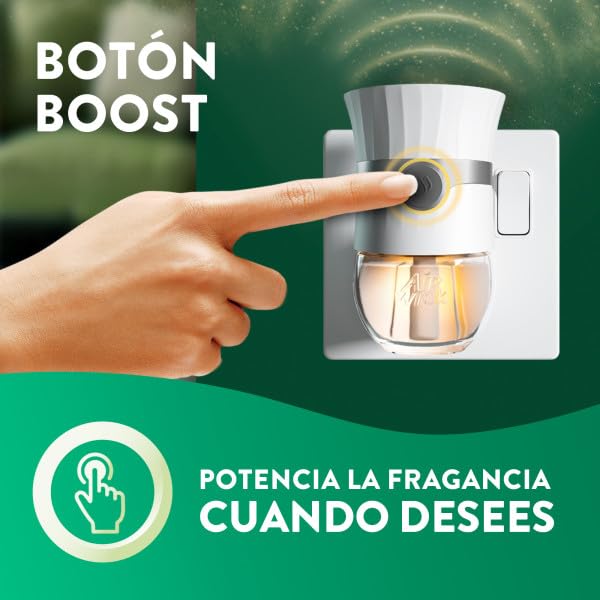 Air Wick Eléctrico - Recambio para Ambientador Eléctrico Air Wick con aroma a Dulces Recuerdos con Naranja y Canela, infusionado con 2 veces más aceites esenciales