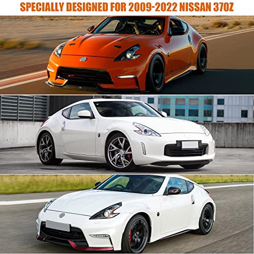 Image of Waterproof Car Covers Replace for 2009-2023 Nissan 370Z, 6 Layers Custom-Fit Outdoor All Weather Car Covers with Zipper Door & Windproof Bands for Snow Rain Dust Hail Protection