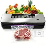 Machine Sous Vide Alimentaire Automatique pour Secs et Humides, 50 Sacs