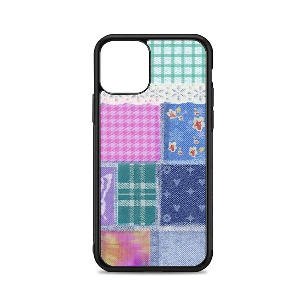 Patchwork Tablecloth denimPhone Case for iPhone 12 Mini 11 13 pro Max X XR 6 7 8 Plus SE20 Soft TPU Silicon and Hard Plastic Cover,A1,for iPhone 11