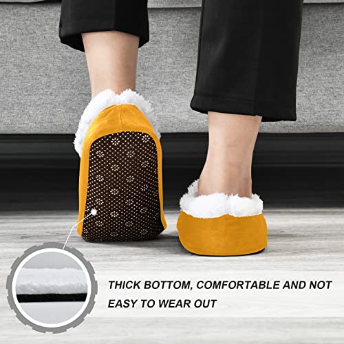 Fisyme House Slippers Fuzzy Memory Foam Soft Slipper Socks for Woman Men4