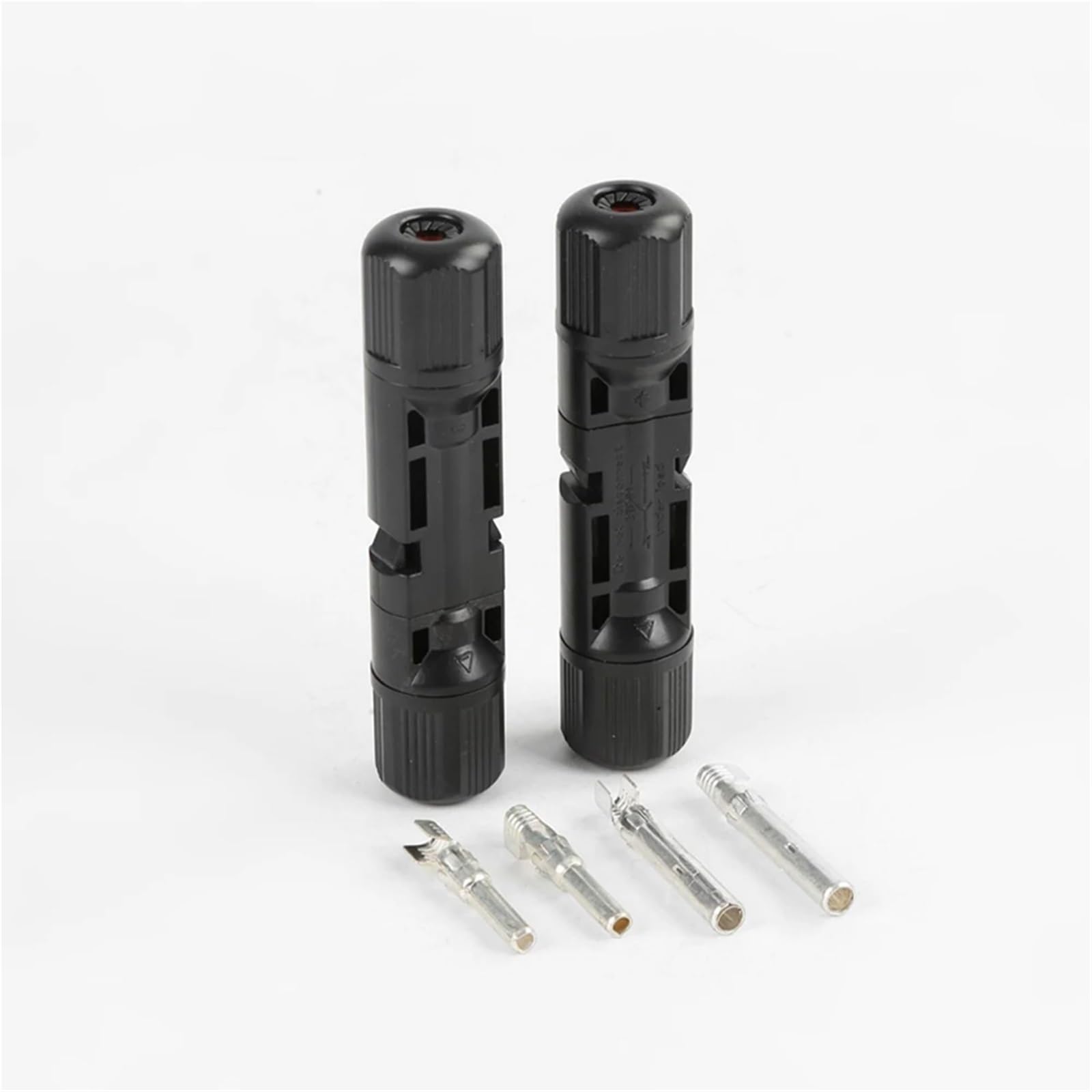 Conectores de cable MC4 1/10 para paneles solares, sistema fotovoltaico, impermeable, conector de montaje de cable solar, 30 A, 1000 VD (10 juegos)