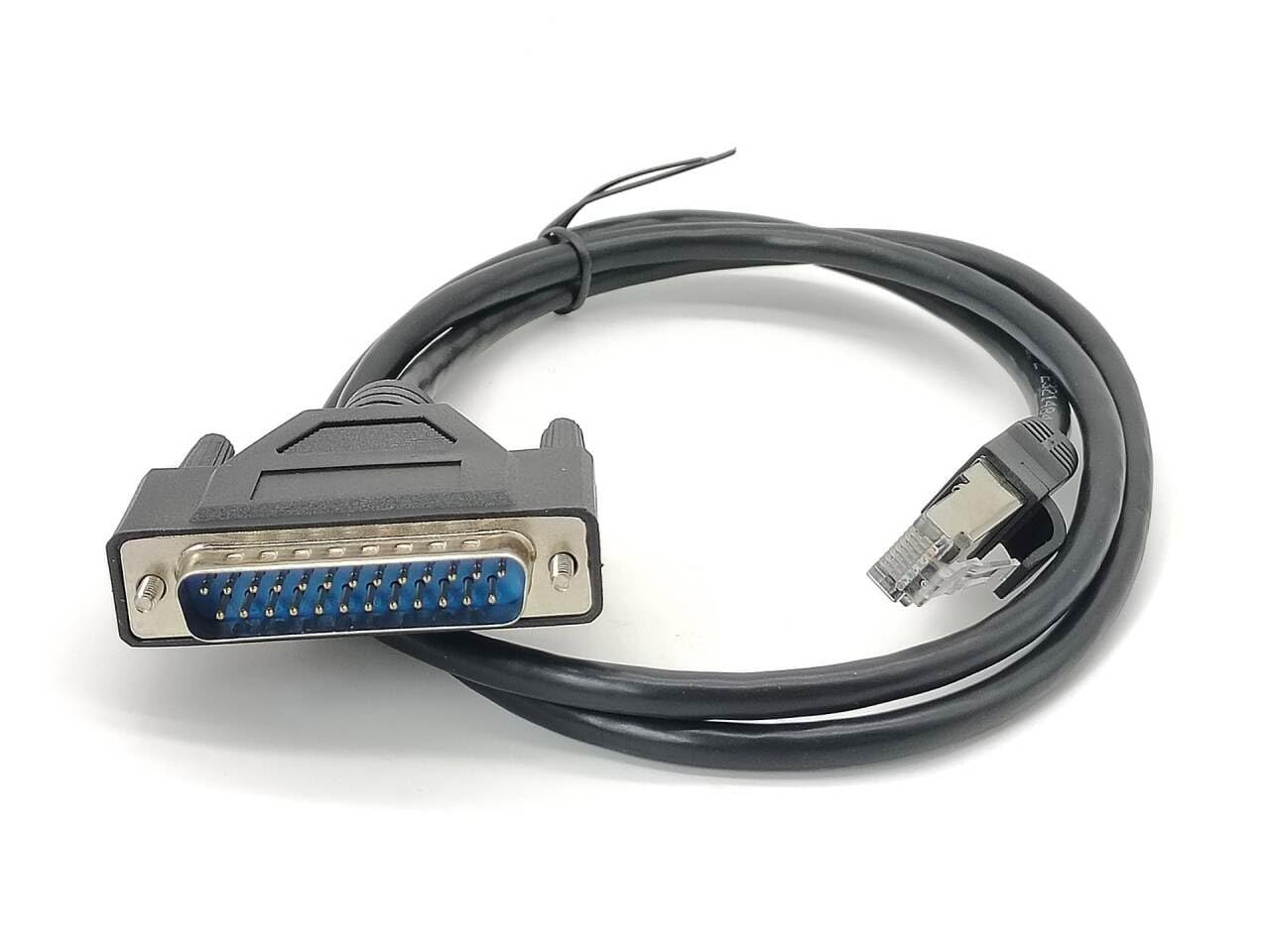 Amazon.co.jp: Pidwaok DB25 - RJ45ケーブル 1メートル 26AWG 全銅導体