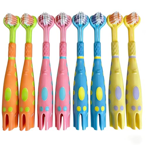 Image of Toddler Toothbrush 8 Pack, Ultra Soft Bristles Kids Toothbrush