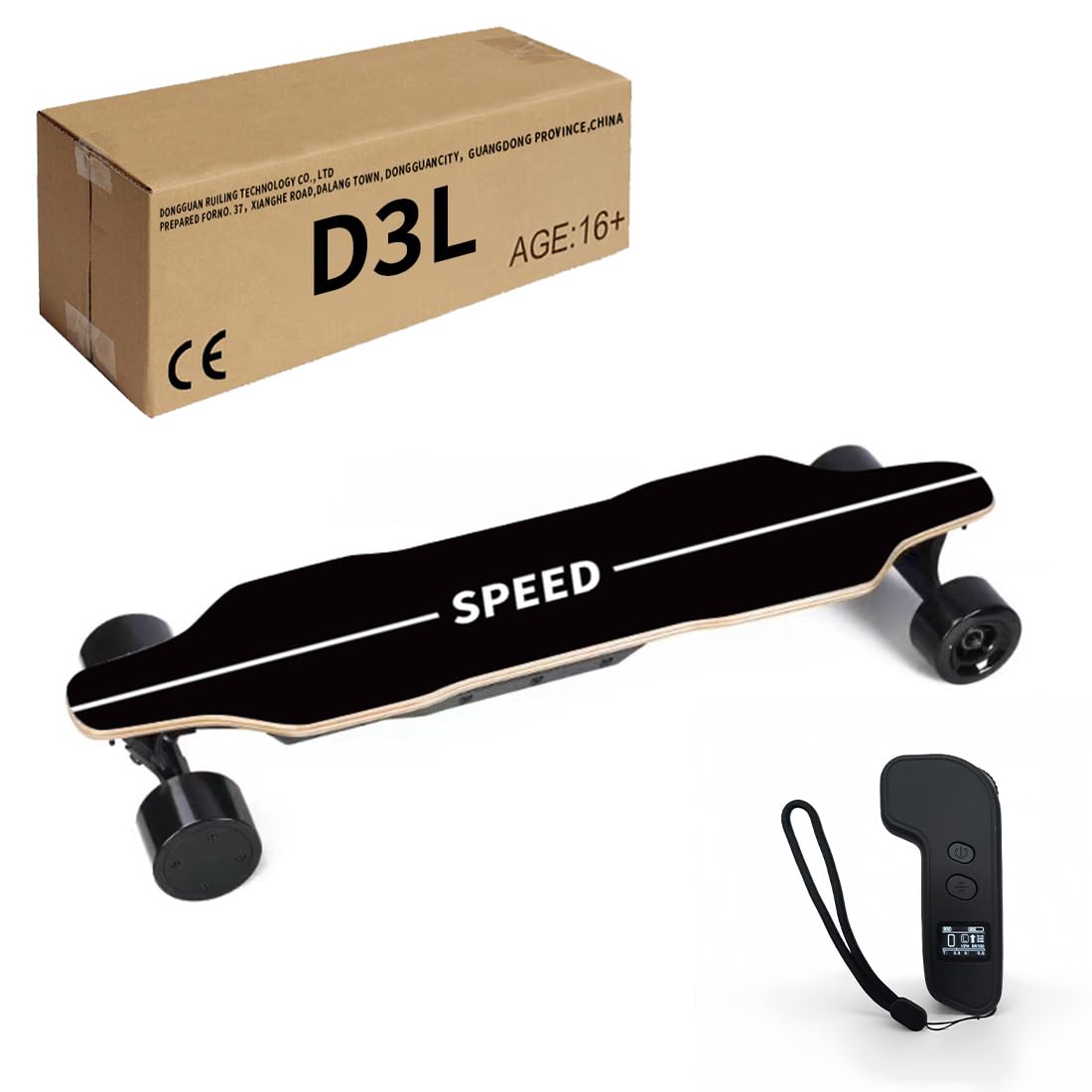 Skateboard elettrico 45 km/h, S4 2.4G Smart Pro Longboard con due motori a mozzo da 1000 W, portata di 30 km, impermeabile che assorbe gli urti, mezzi di trasporto e regalo