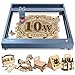 Produktbild xTool D1 Pro Laser Graviermaschine - 60W CNC Lasergravierer und Laser Cutter, 10W Ausgangsleistung, 24000mm/min, 4 Grenzwertschalter, Lasergravur für Holz, Glas, etc (430x400mm)