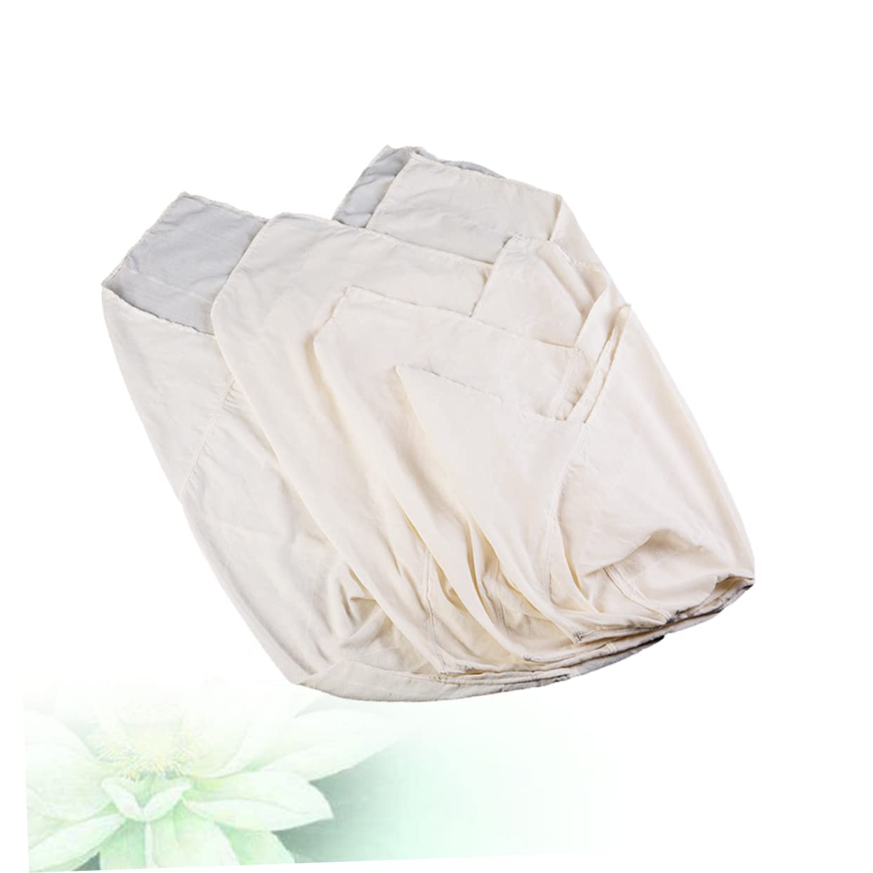 Amosfun 3 Pezzi Sacchetto Filtro in Cotone Di Soia Sacchetto Filtro A Rete Verde Riutilizzabile Facile Da Pulire Multiuso