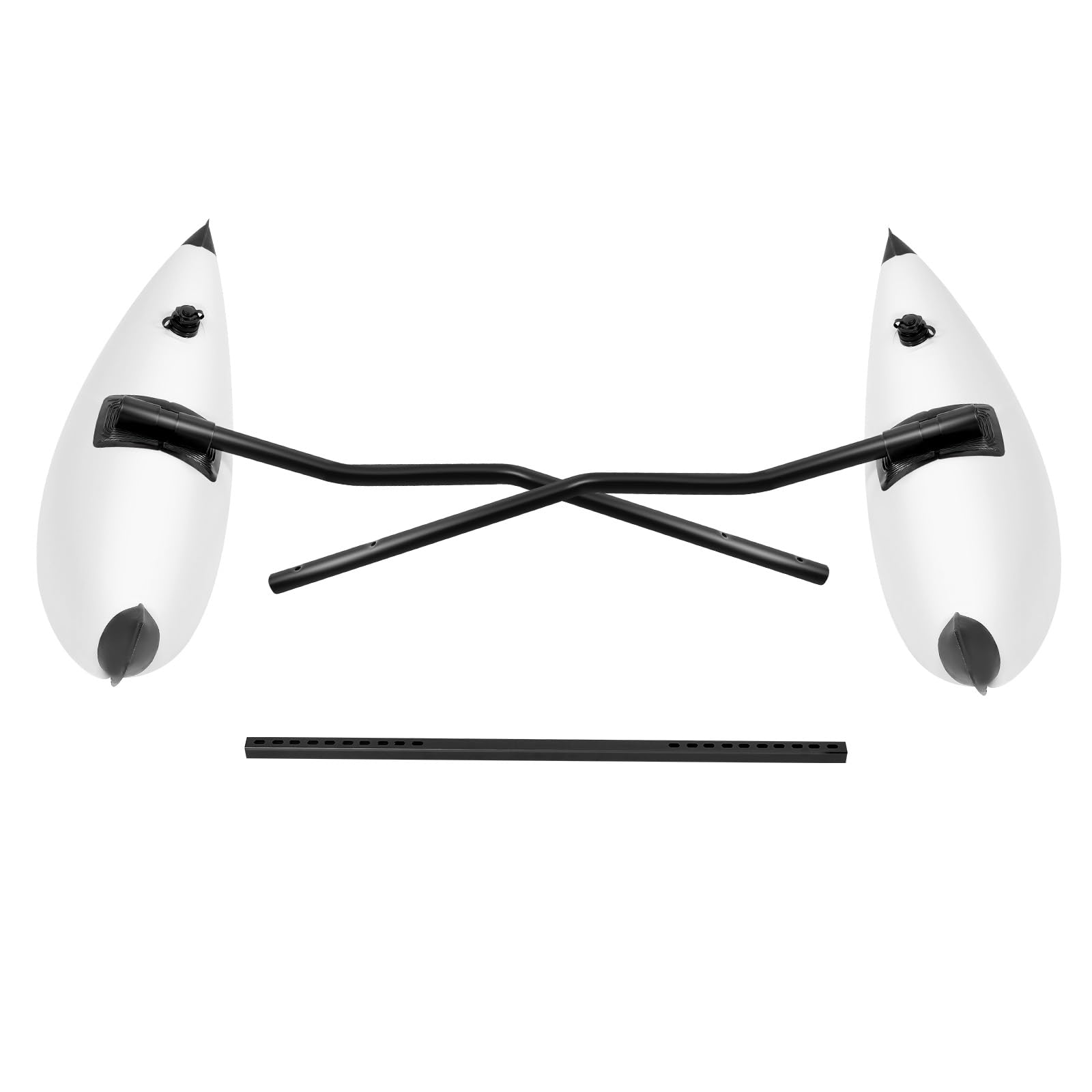 2PCS Kayak Stabilization System, Adjustable Arm Length Floating Boats Stabilizer, PVC Canoes Outrigger Standing Float Stabilizer System Kit for Kayaks