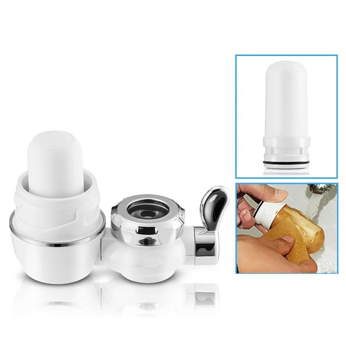 Filtro Blanco Purificador Cerámico de Agua de Cocina
