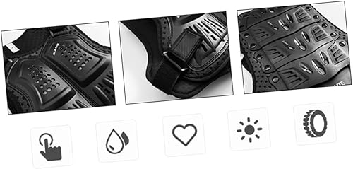 Miniatura 9 de Sosoport Protector de pecho acolchado para montar motos para niños, protector de columna vertebral para motocicleta, chaleco deportivo, traje de