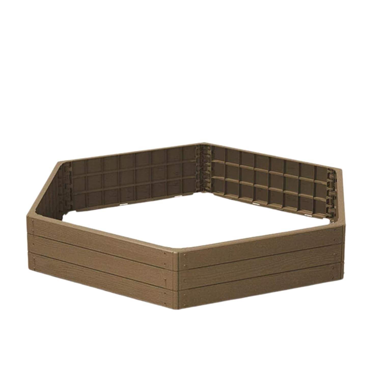 B2c Eco Naturo Garden Raised Grow Beds -Strong- Rectangle Square Hex Vegetable Herb Box Planter Trough (, Oval X 150Cm) 130Cm