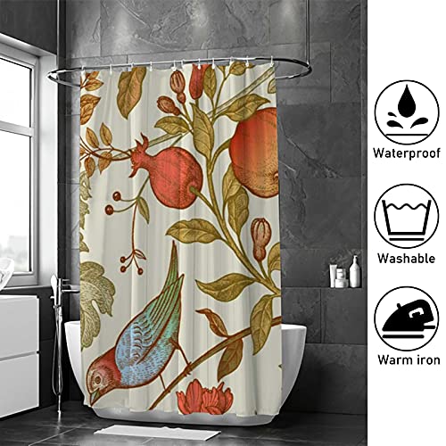 Rideau de douche 182 x 183 cm lavable en machine avec crochets en C - 5