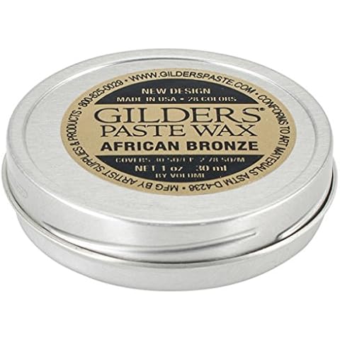 Baroque Art "Highlight Metal, Wood and More!" Gilders Paste, 1-Ounce, African Bronze Cover