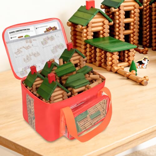 FURIMETY 4 Pack Building Log Storage Bags for Wondertoys 530 Pcs by FURIMETY - Image 9