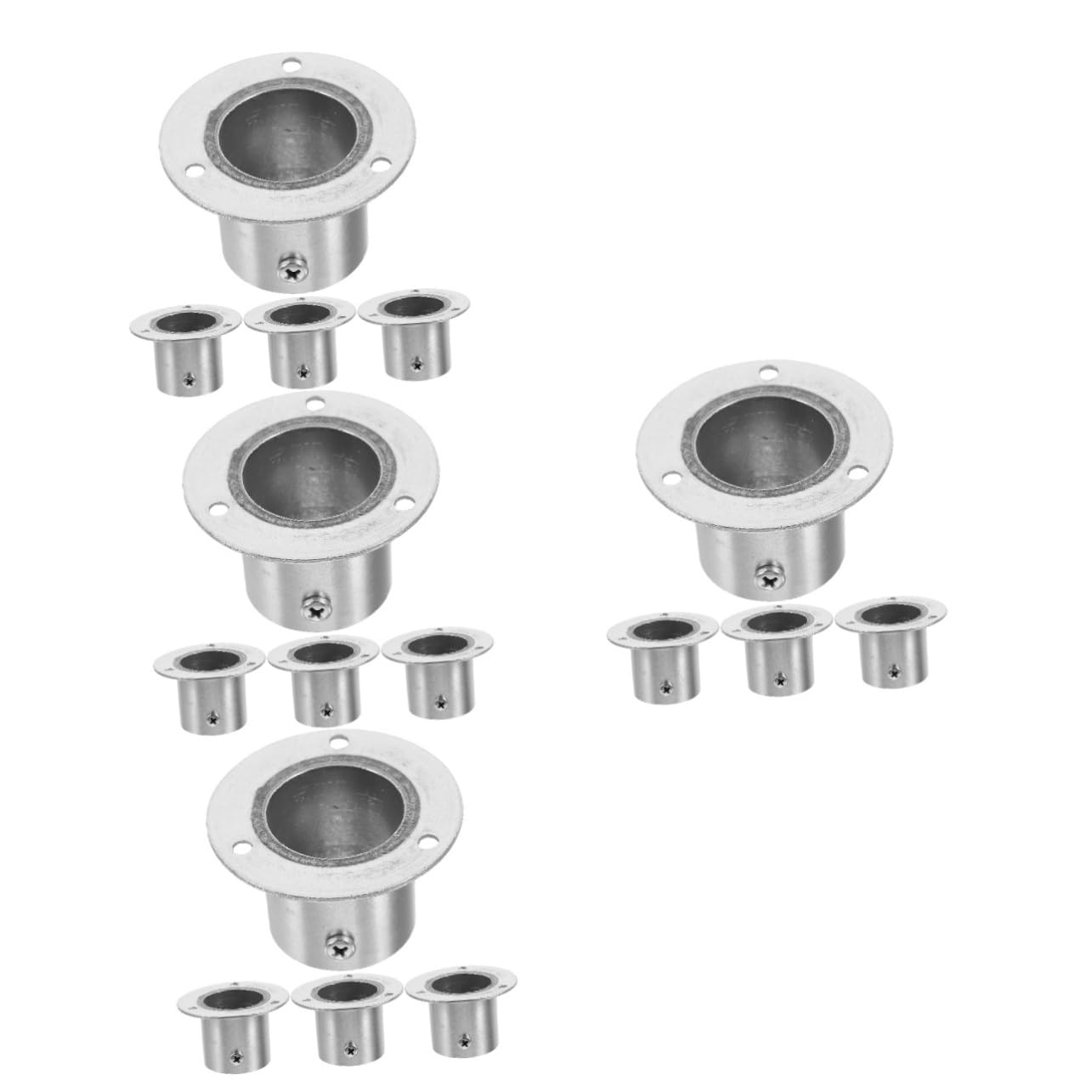 Sockets de flasque Operitacx résistant acier inoxydable pour fixations polyvalentes