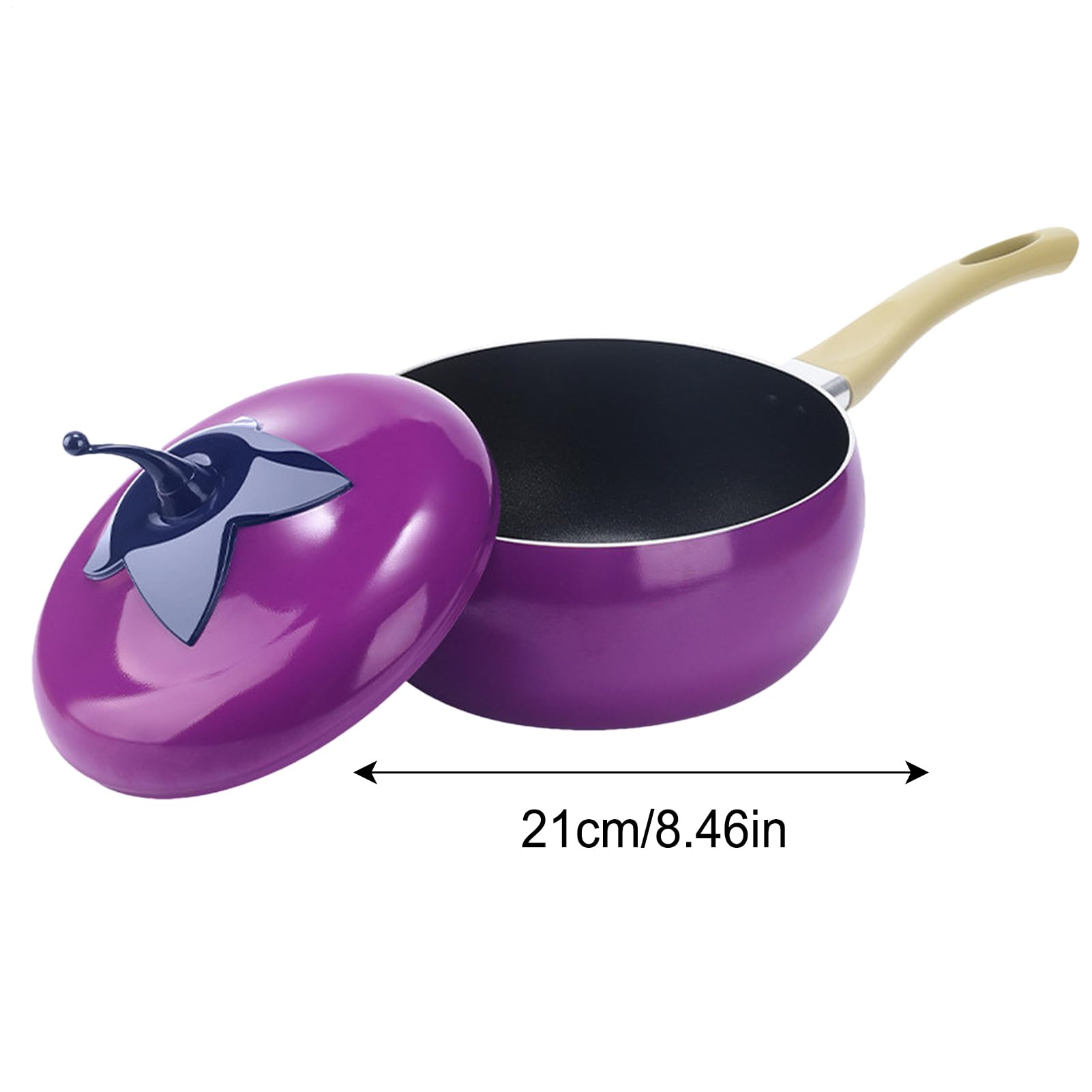 Pentola Per Sugo Con Coperchio Antiaderente A Forma Di Frutto Pratica E | Pentola Da Cucina Per Pasta, Zuppa, Spaghetti, Conserve, Bollire, Cottura A Fuoco Lento