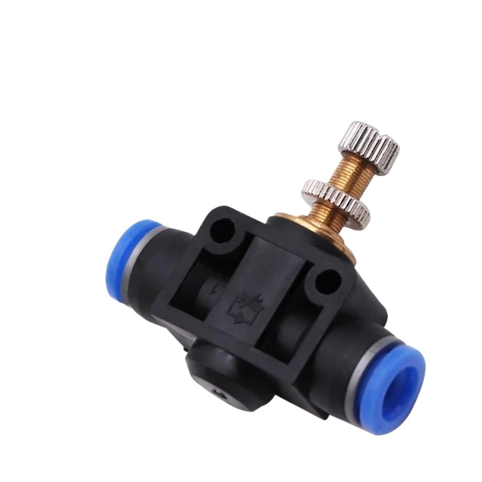 Itwaewzjsd Sa-4 Flow Speed Control Valve Tube Water Hose Pneumatic Fittings Throttle Sa 4-12Mm 1Pcs(Sa-4)