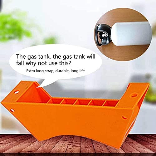 EXMDLLY Zylinder Halterung Gas Flaschen Halterung Langlebiger ABS Gas Flaschen Halter für Wohnmobil Wohnmobil RV Caravan,Orange