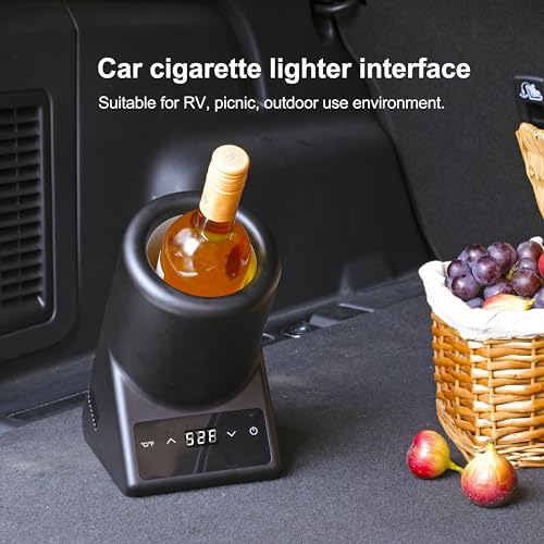 Wine Chiller Electric,Single Bottle Cooler for 750ml Wine or Some Champagne,Portable Cellars Keep Cold Up to 24h,Iceless Chiller at Poolside Party,Gift for Lover by Aichiller - Image 7