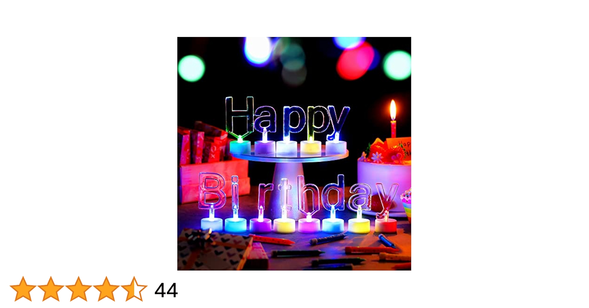 Amazon.co.jp: Hortsun カラフルなLEDバースデーキャンドル