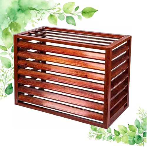 Dnowegas Revestimiento de aire acondicionado, bomba de calor, revestimiento de bomba de calor L100 x W50 x H70 (1,5P), revestimiento de bomba de calor exterior, unidad exterior de aluminio, aire