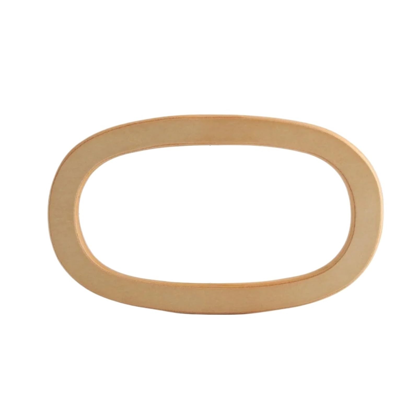 10 piezas Asa ovalada for bolso Para Bolsos | El bolso de madera del 17.3*10cm maneja el bolso del ganchillo de la correa del bolso(Nature Color)
