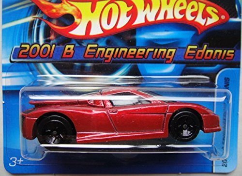 Hot Wheels RED 2001 B Engineering EDONIS #177 miniatura 2