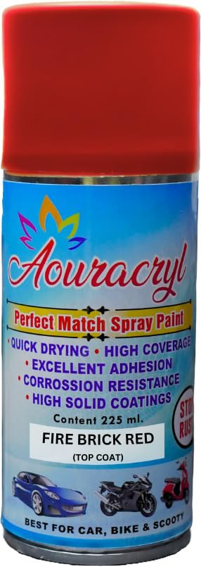 AOURACRYL PU Spray Paint Fire Brick Red (RC Colour Name