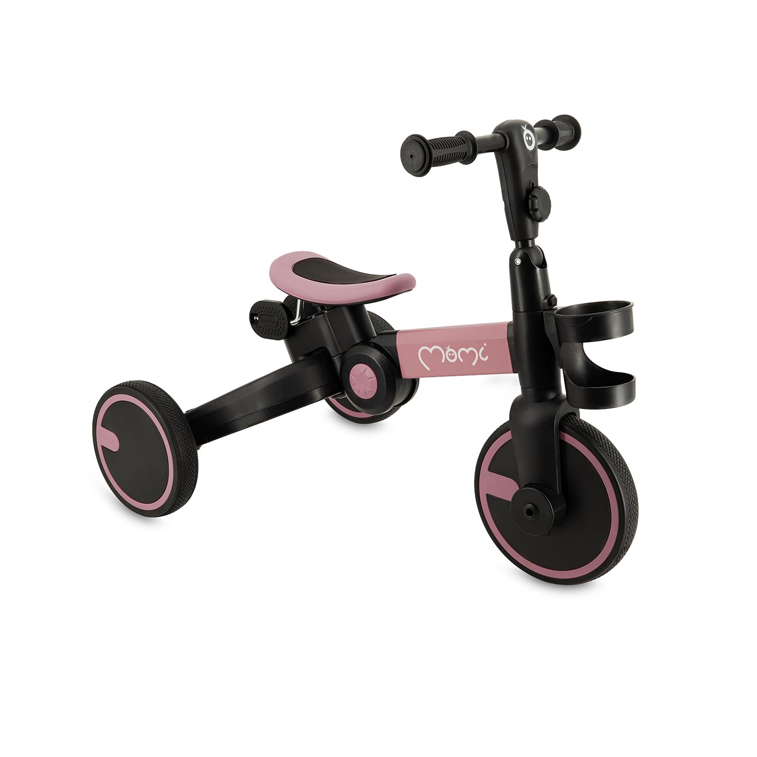 MoMi FILO 3in1 Triciclo Evolutivo per bambini 1-3 anni - Bici Senza Pedali Pieghevole, sella regolabili, pedali rimovibili - Tricicli con portabicchiere e ruote in EVA