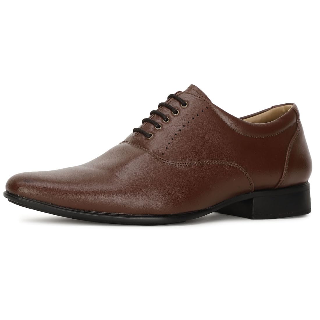 Men's Lace-up Formal Shoes - Dark Brown (11 UK) (8314304)-image-38