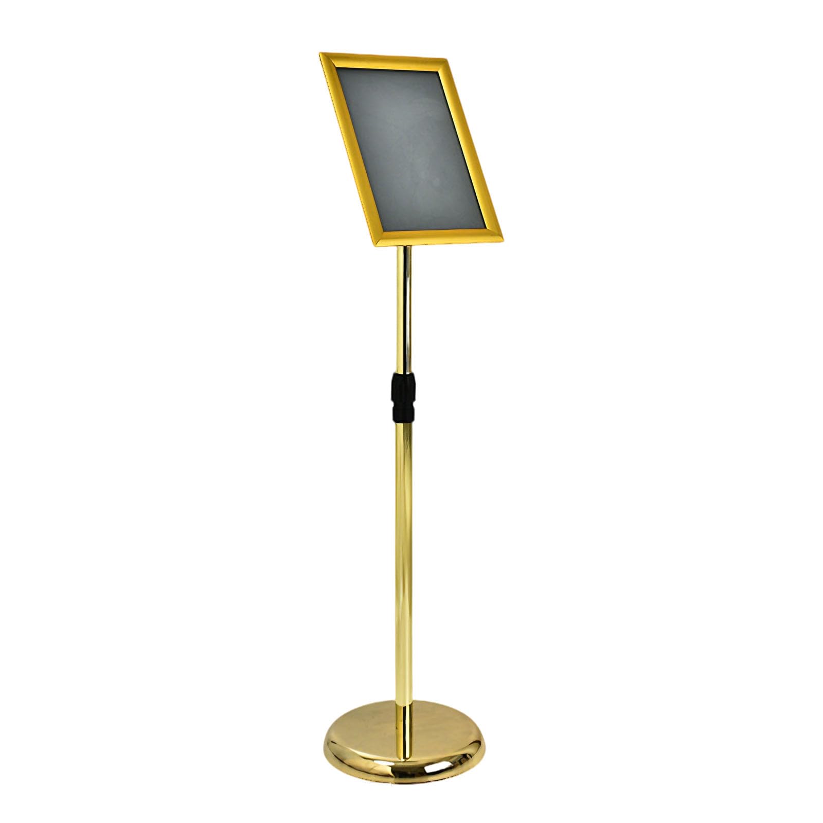 Soporte para carteles A4, soporte para carteles, pantalla de pie ajustable para negocios, ferias, publicidad de oficina A4 Gold Right-angle style
