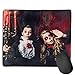 Produktbild Mousepad Halloween Zwei Kinder Karneval Kostüme Scare Mouse Mat, genähte Kanten Gaming Mouse Pad Mat