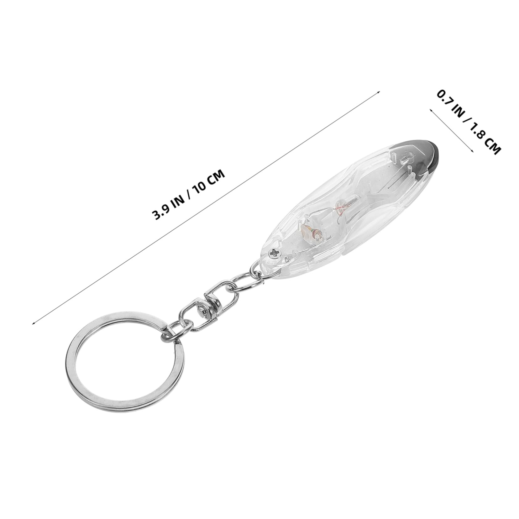 MUELODSIC Static Discharger Keychain Efficient Static Removal Tool for Human Body Electronics Easy to Use for Winter Static Elimination Black