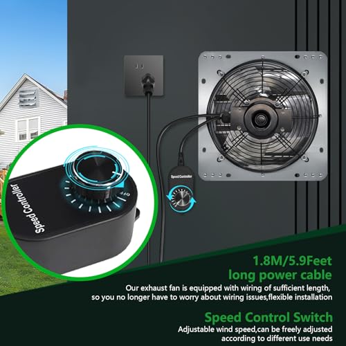 Solar Attic Fan with Adjustable Panel