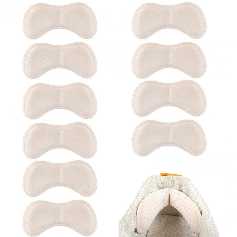 Danlai Skin 5Pairs Heel Insoles Patch Pain Relief Anti-Wear Cushion Pads Feet Care Heel Protector Adhesive Back Sticker Shoes Insert Insole