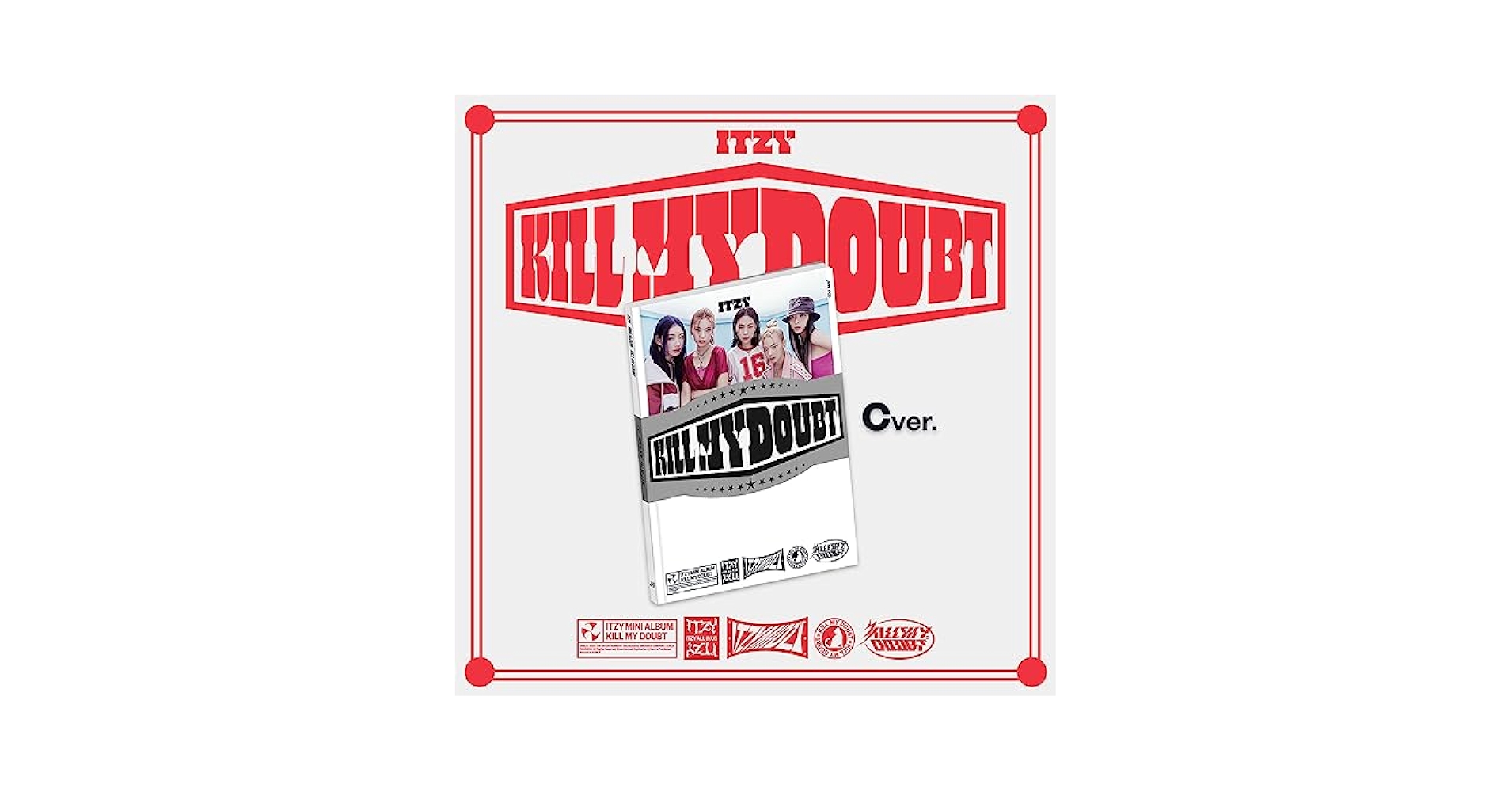 itzy kill my doubt アメリカ限定 直筆サイン入りポラロイド封入 ITZY ALBUM KILL MY DOUBT STANDARD VER. | 4 ALBUMS SET - Kpop USA