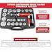 DKwoeshg Pneumatic Brake Caliper Compression Tool Kit, Air Operated Disc Brake Piston Wind Back Rewind Tool Set for Automotive Maintenance and Repair