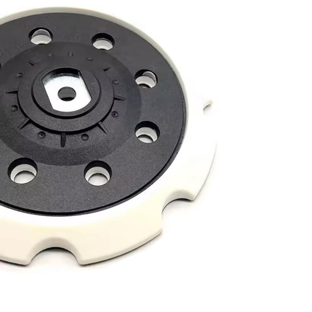 Trade-Shop - Juego de 5 discos abrasivos con 8 agujeros de 125 mm, compatible con Makita PO 5000 C, PO 6000 C, DPO 500 Z, DPO 600 Z, sustituye a 197922-4