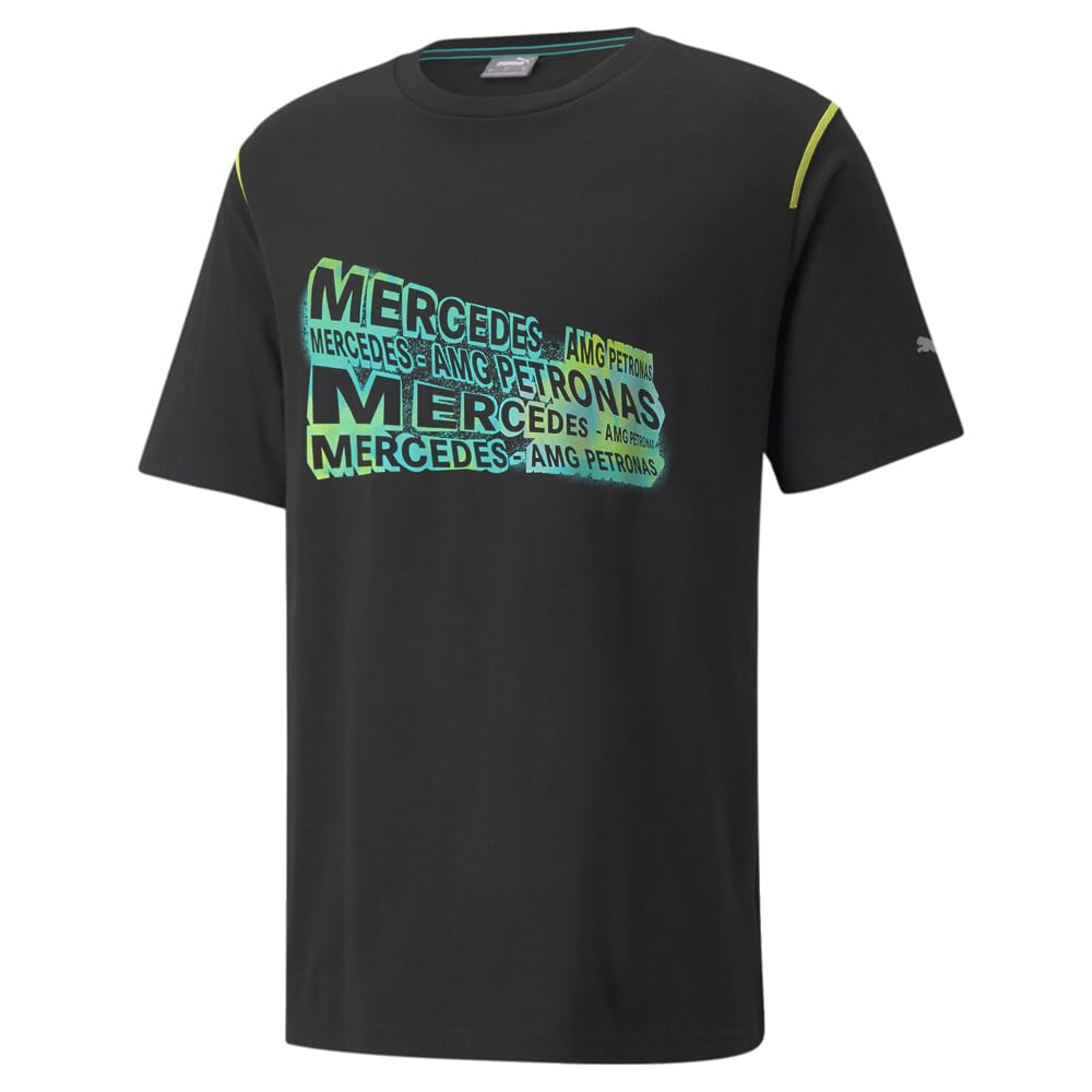 Mens Mapf1 Street Graphic Crew Neck Short Sleeve Casual Tops Casual - Black