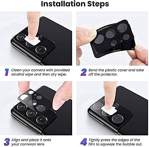 Image of 3D 9H Camera Lens Protecter Tempered Glass for Realme X7 Pro 5G (Black)