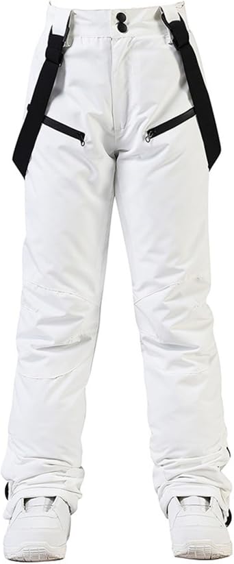 Snow Pants Women Men Ski Bibs Winter Waterproof Insulated Baggy Snowpants Warm Outdoor Windproof Snowboard Pants