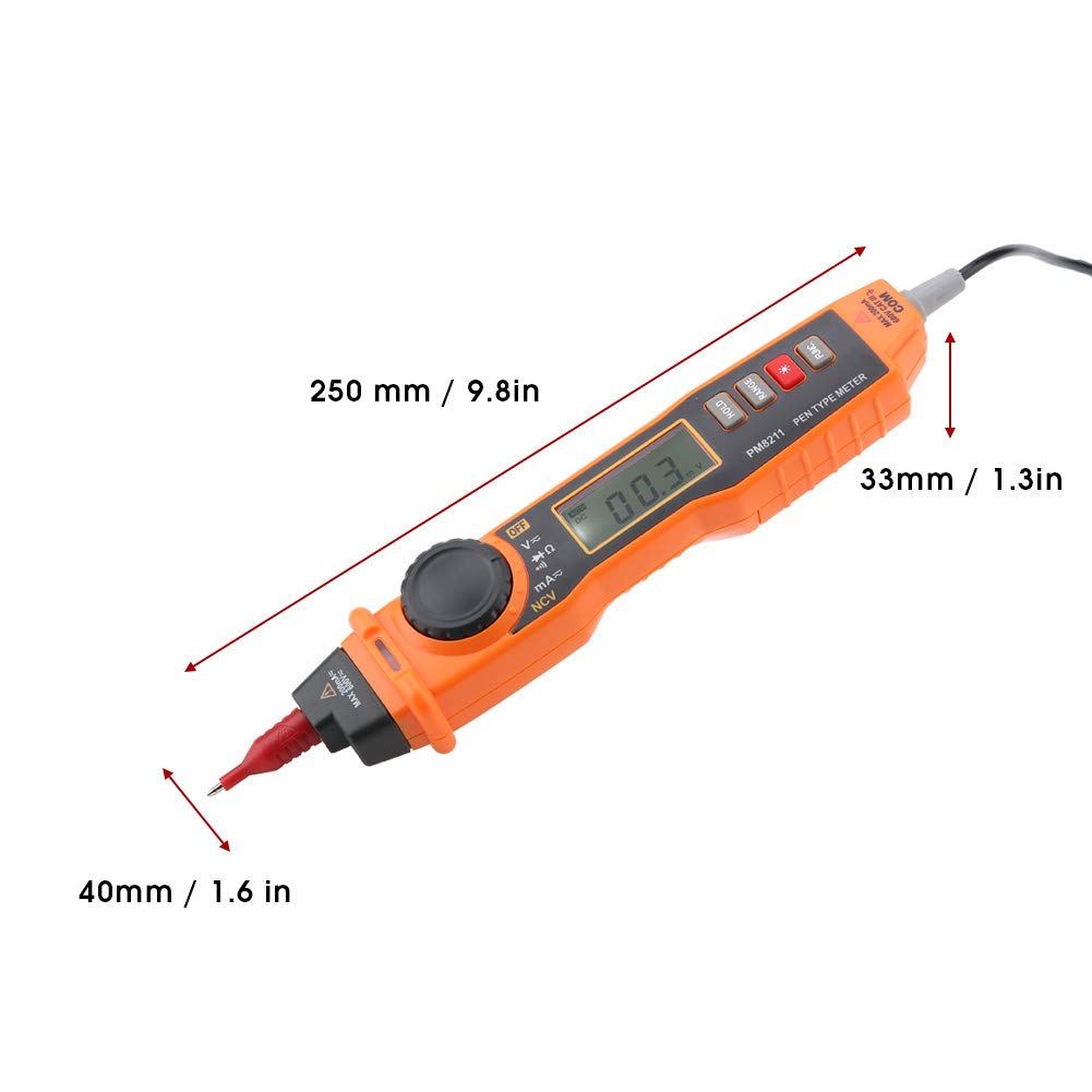 ANKROYU PM8211 Digital Multimeter, No Contacts Handheld Electric Digital Tester Multimeter, Low Power No Contacts Multimeter for Industrial Electrical Issues