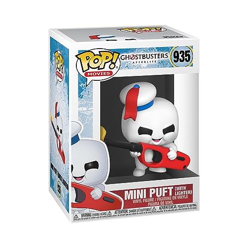 Funko Pop Pop! Movies: Ghostbusters Afterlife - Mini Puft With Light Pop Movies: Rust City S1 - Pop 8 Multicolor 3.75 Inches