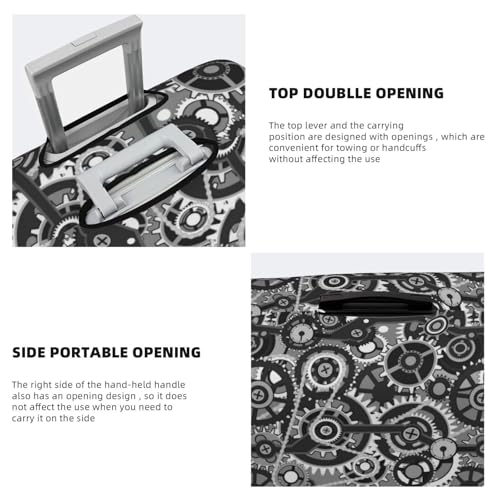 Luggage Cover Protector Suitcase Cover - Traditional gear Pattern Soft Fashion Uitcase Cover for Luggage4