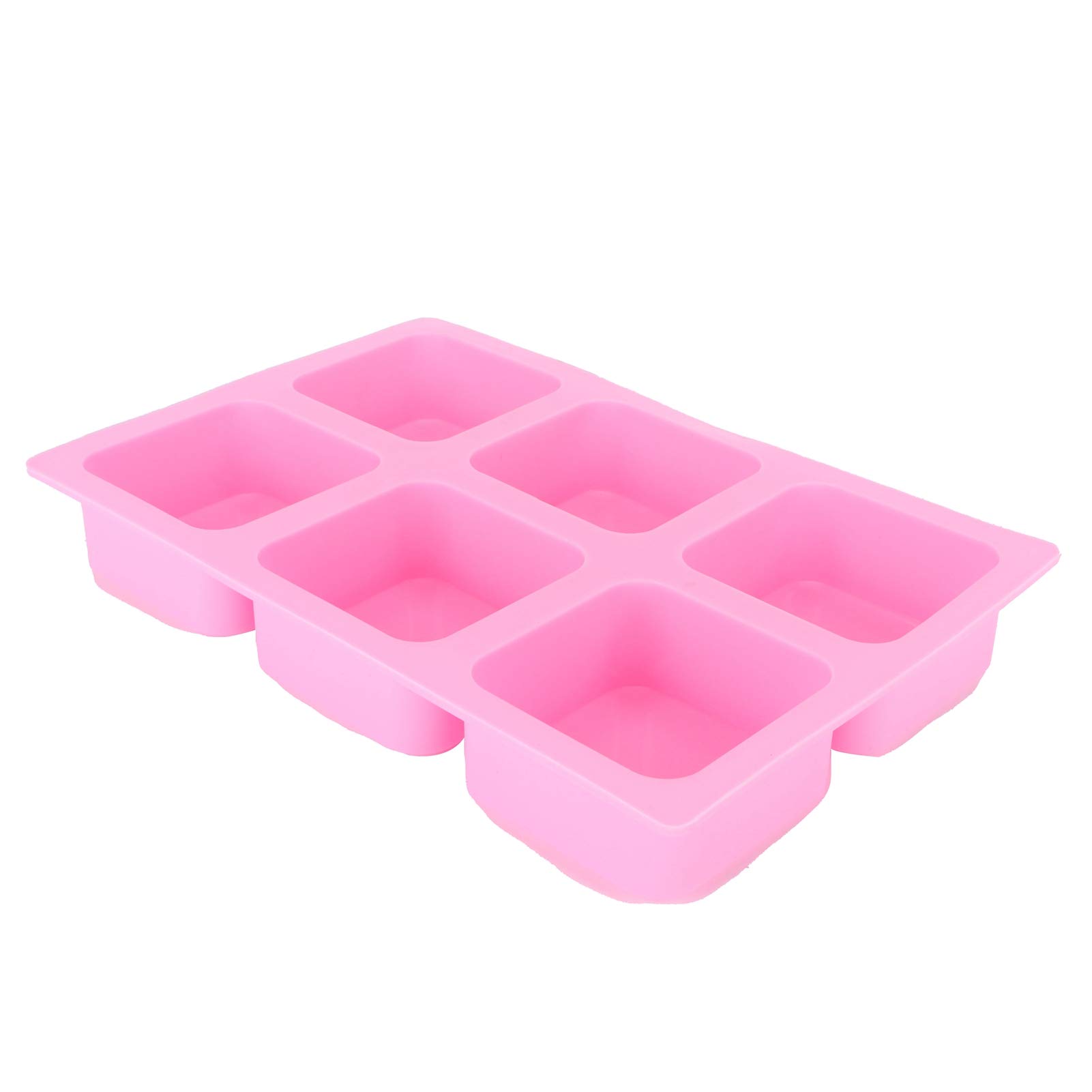 Stampi per Sapone Stampo Quadrato a 6 Griglie Stampo per Torta in Silicone Aroma per Fare a Mano Stampo per Sapone Strumento Fai-da-Te per Cuocere Il Sapone