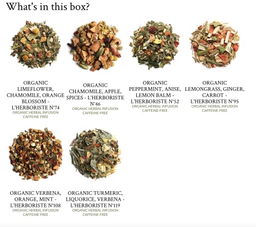 Palais des Thés - Organic L'Herboriste Box - Selection of 36 Premium Herbal Teas - Premium Tea Bags Set, Serves 36 Cups - Image 3