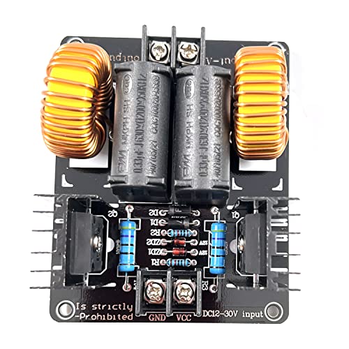 FainWan ZVS Interruptor de tensão zero Tesla bobina indutor fonte de alimentação gerador de alta ten