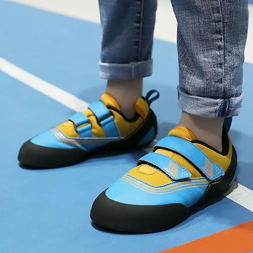 Image of Climbing Shoes Mens Light Anti-Slip Indoor Outdoor Rock Climbing Sneaker for Beginners Professional Climbers