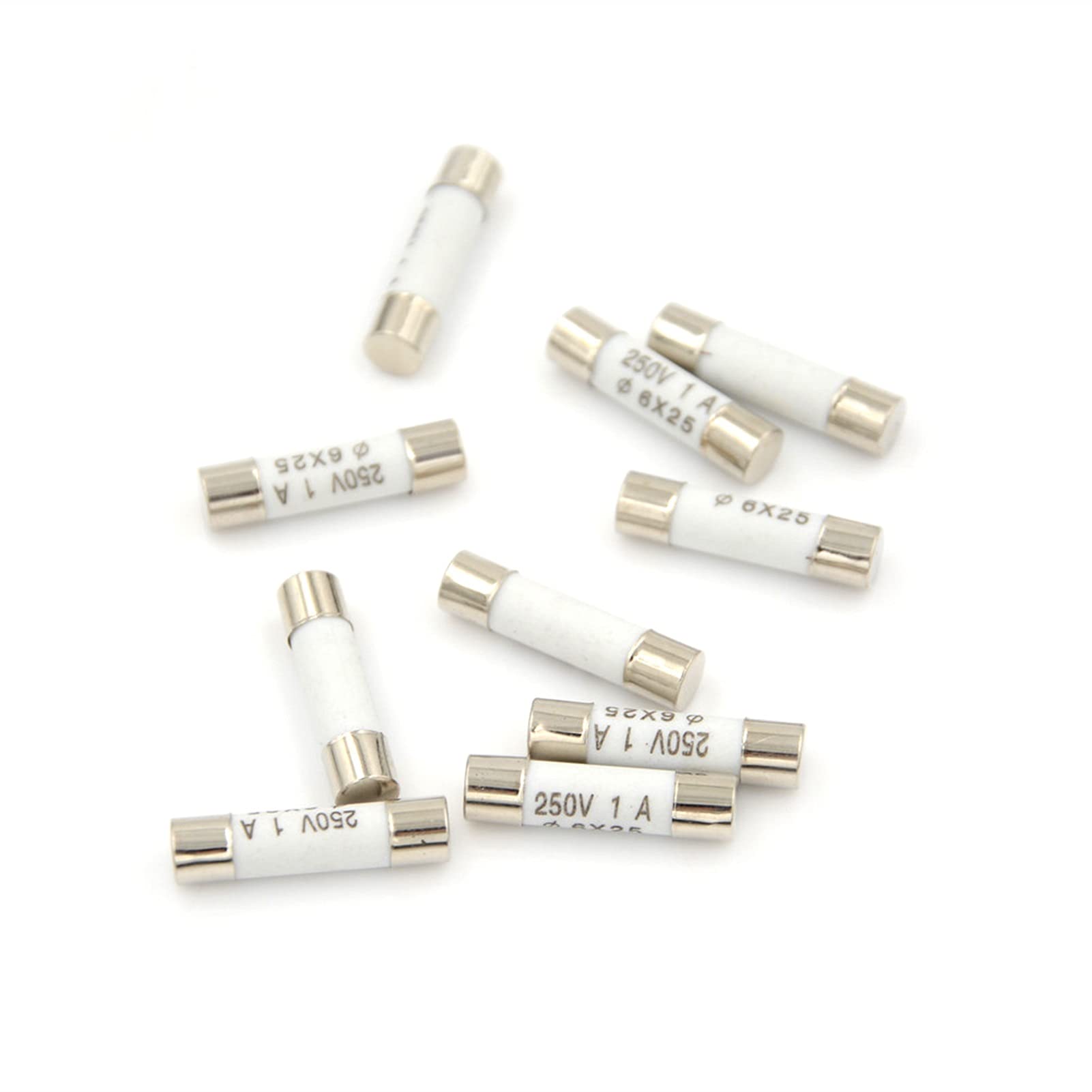 Fusible en céramique tube 6x25mm rapide 250V 1A pour la protection de vos appareils
